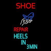 Shoe Repair Heels In 3 Min Neon Sign