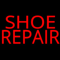 Shoe Repair Red Neon Sign