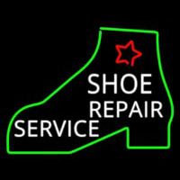 Shoe Service Repair Neon Sign
