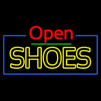 Shoes Open Neon Sign