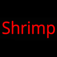 Shrimp Cursive 3 Neon Sign
