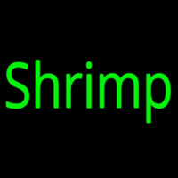 Shrimp Cursive Neon Sign