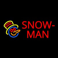 Snowman Neon Sign