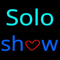 Solo Show Neon Sign