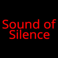 Sound Of Silence Neon Sign