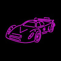 Sports Car Outlined Neon Sign