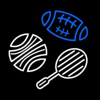Sports Icon Logo Neon Sign