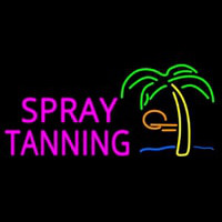 Spray Tanning Neon Sign