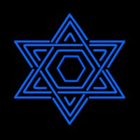 Star Of David Judaism Neon Sign