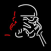 Star Wars Storm Trooper Art Neon Sign