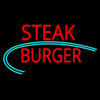 Steak Burger Neon Sign