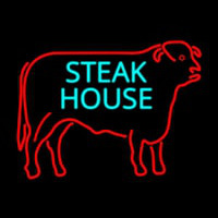 Steakhouse Logo Neon Sign