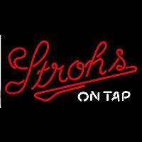 Strohs On Tap Beer Sign Neon Sign