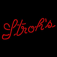 Strohs Red Beer Sign Neon Sign