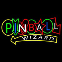 Stylish Pinball Wizard Neon Sign