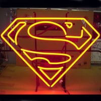 Superman Neon Sign