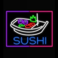 Sushi Boat Neon Sign