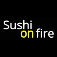 Sushi On Fire Neon Sign