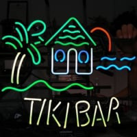TIKI BAR TROPICAL Neon Sign