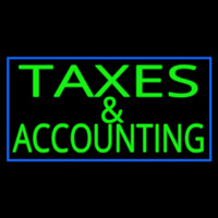 Ta es And Accounting 2 Neon Sign