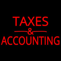 Ta es And Accounting Neon Sign