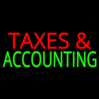 Ta es And Accounting Neon Sign