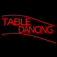 Table Dancing Neon Sign