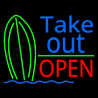 Take Out Bar Open 1 Neon Sign