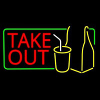 Take Out Neon Sign