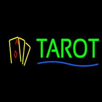 Tarot With Cards Neon Sign