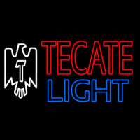 Tecate Light Logo Neon Sign