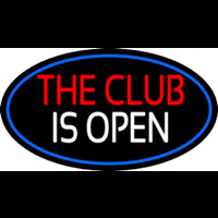 The Club Is Open Neon Sign