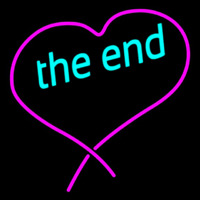 The End Heart Neon Sign
