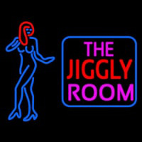 The Jiggly Room With Girl Logo Neon Sign