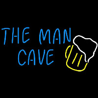 The Man Cave Glass Neon Sign