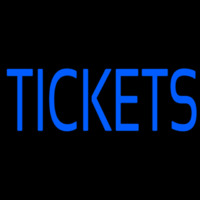 Tickets Block Neon Sign