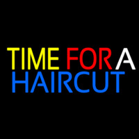 Time For A Haircut Neon Sign