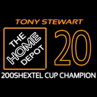 Tony Stewart 20 Nascar Neon Sign