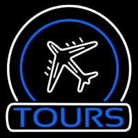 Tours Icon Neon Sign