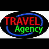 Travel Agency Neon Sign