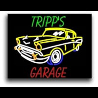 Tripp Garage Neon Sign