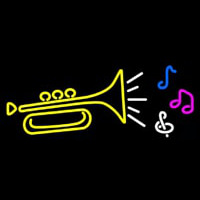Trumpet Logo Neon Sign