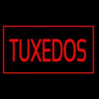 Tu edos Rectangle Red Neon Sign