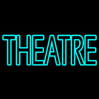 Turqoise Theatre Neon Sign