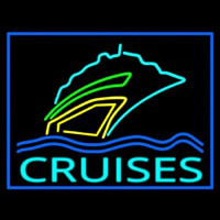 Turquoise Cruises Logo Neon Sign