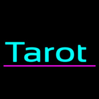 Turquoise Tarot Pink Line Neon Sign