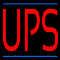 Ups Shipping Neon Sign