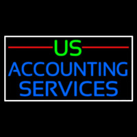 Us Accounting Service 2 Neon Sign