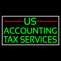 Us Accounting Ta  Service 1 Neon Sign