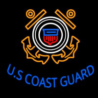 Us Coast Guard Logo Neon Sign